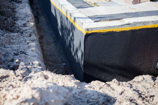 Residential Basement Waterproofing installation at a Osceola, WI home by SJ Waterproofing Pros